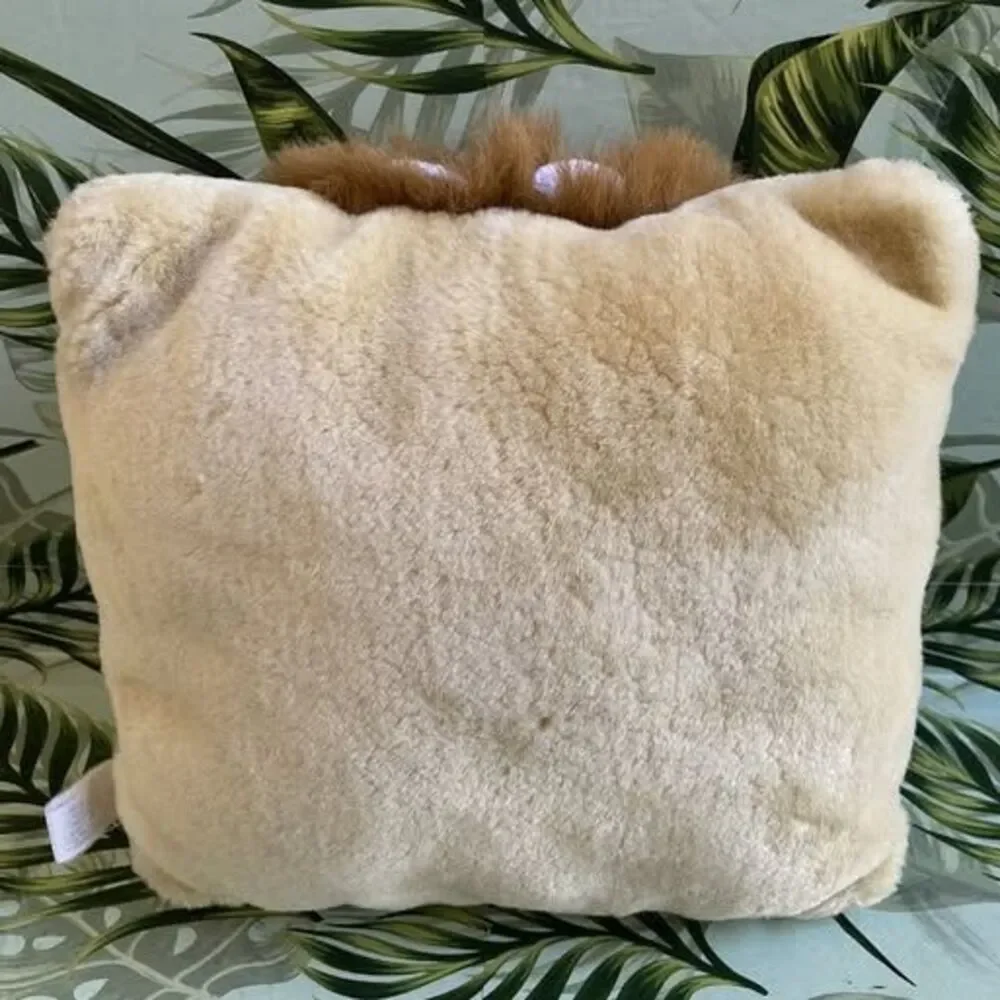 Vintage Stuffed Animal LION Plush Pillow 1998 TWIE Angel Toys Nursery Baby Set